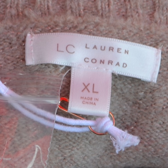 NWT LC Lauren 1X/XL Conrad Llama Sweater - Picture 7 of 7